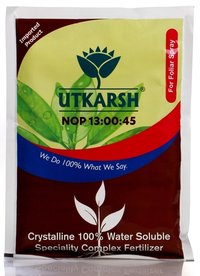 Utkarsh NOP (13:00:45) (Potassium Nitrate) KNO3 Specially Crystalline 100% Water Soluble Complex Fertilizer