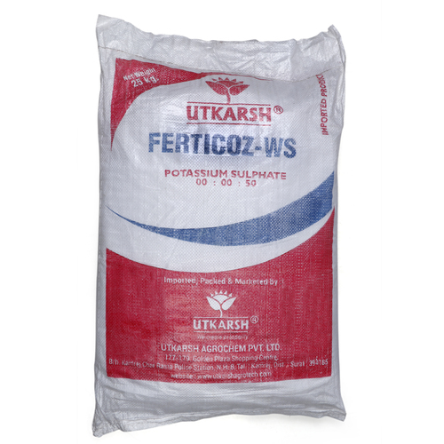Utkarsh Sop(Potassium Sulphate) K2So4 Speciality Powder Fully Water Soluble Fertilizer (Foliar Spray Nutrition) Application: Agriculture