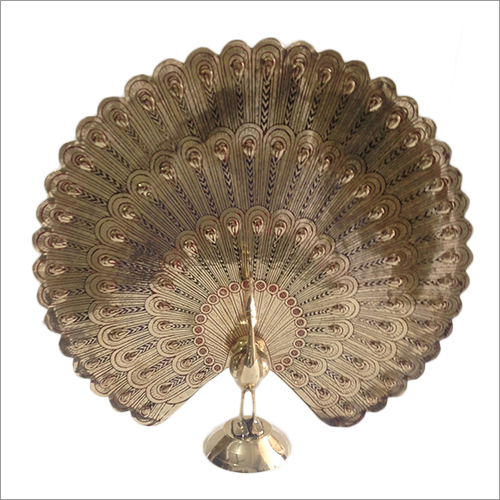 Antique Brass Peacock