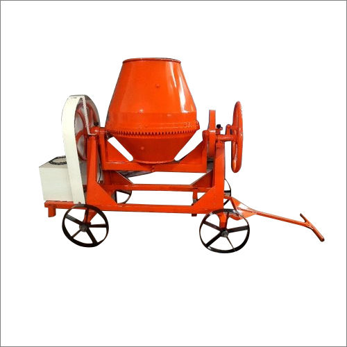 Orange Tilting Type Half Bag Concrete Mixer Machine