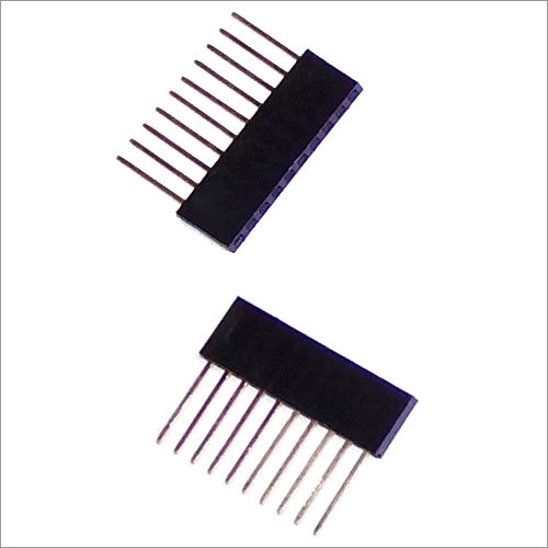 Black 14.5Mm Strip 10 Ways 2 Pcs Electrical Connectors