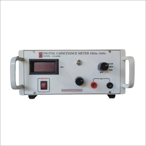 White & Blue Ls-16Ad Digital Capacitance Meter