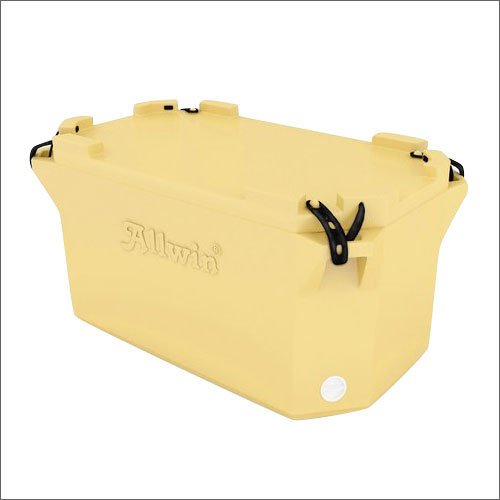 Yellow 220 Liters Insulated  Fish Boxes