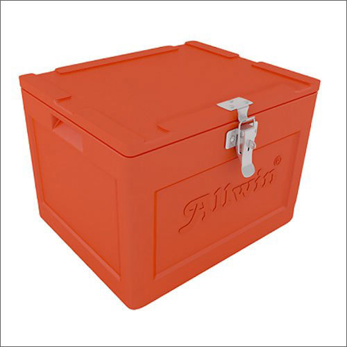 Red 20 Liters Plastic Insulated Ice Box