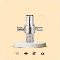 Fire Hose Delivery Coupling - Metal, Silver | Industrial Use, Warranty Included
