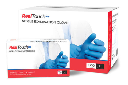 Real Touch nitrile gloves
