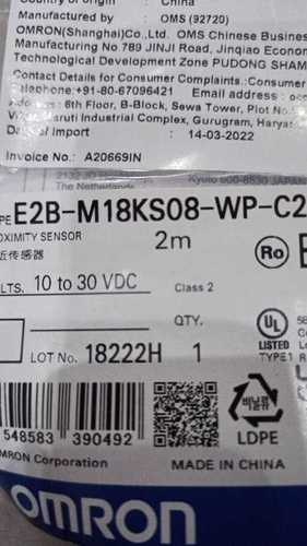 OMRON E2B-M18KS08-WP-C2