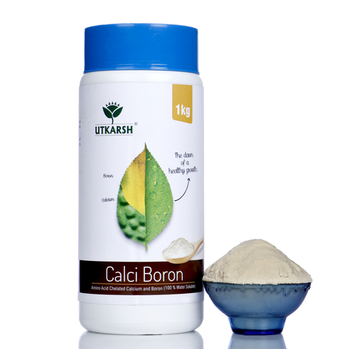Utkarsh CalciBoron (Calcium Boron Proteinate mixture Amino acid Chelated) (100 % Water Soluble Foliar Spray) Amino Chelated Fertilizers