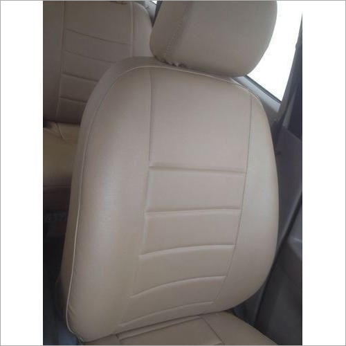Beige PU Leather Car Seat Cover