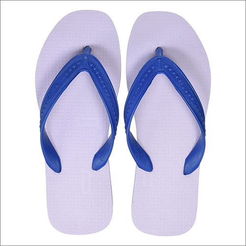 White Blue Hawai Slippers