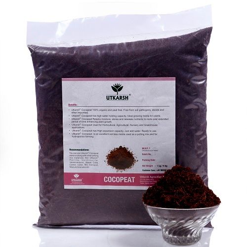 Utkarsh Cocopeat (for Gardening and Hydrophonics) Media and Fertilizers For Hydroponics