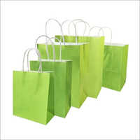 Green Paper Shopping Bag