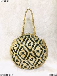 Handcrafted jute cotton beach bags