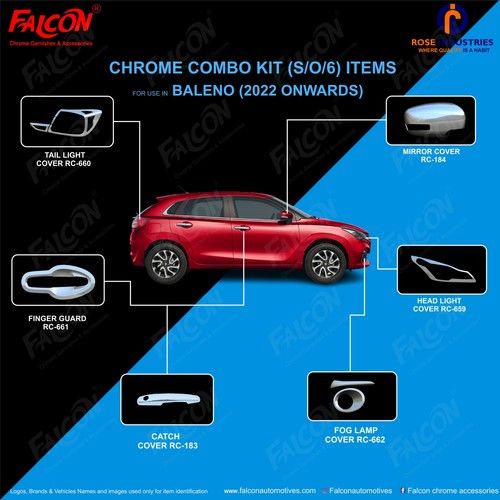 Baleno 2022 Chrome Accessories at 4000.00 INR in Delhi Rose Industries