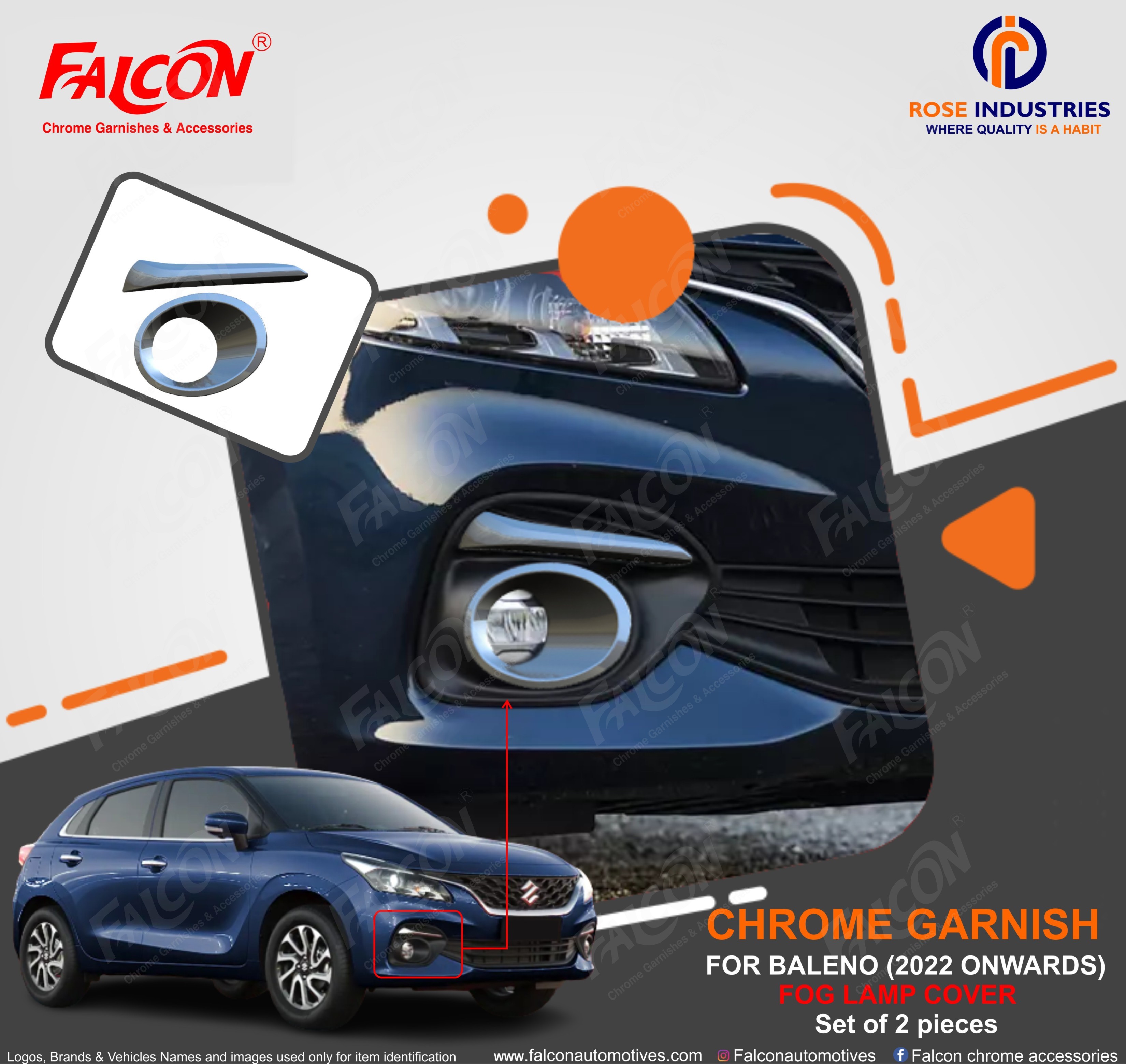 Baleno 2022 Chrome Accessories