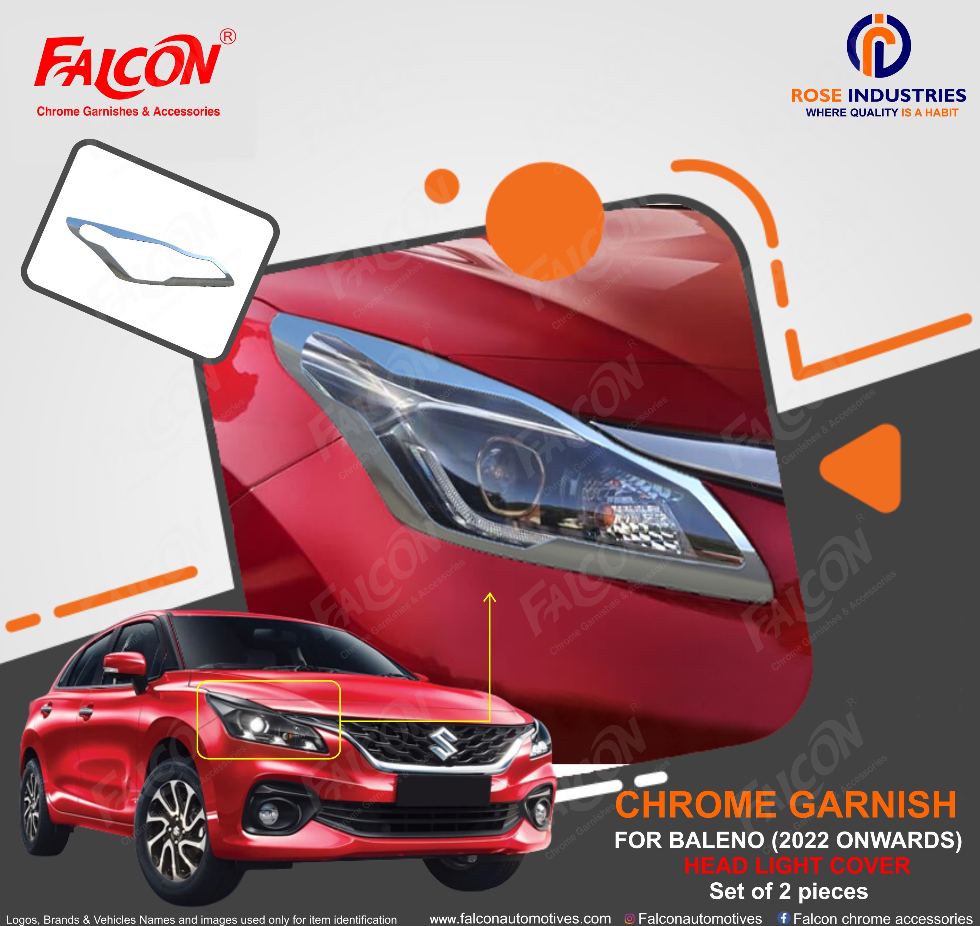 Baleno 2022 Chrome Accessories