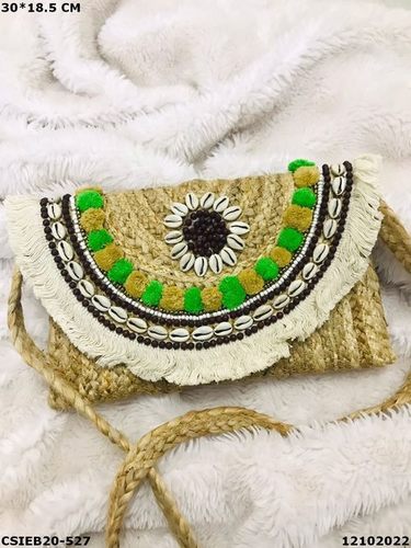 Designer handmade sling jute cotton handloom bag