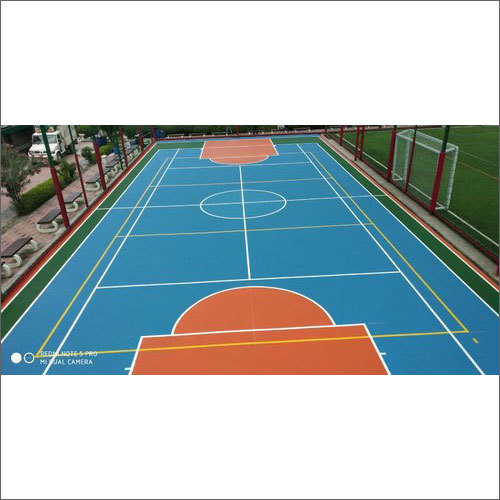 Non-Slip Pu Outdoor Tennis Court Flooring