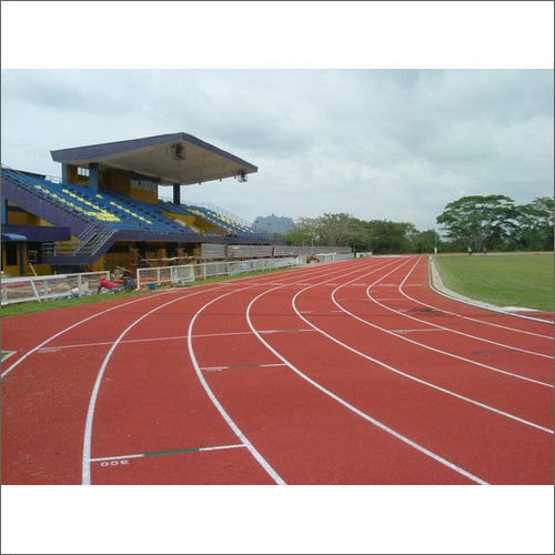 Non-Slip Synthetic Running Track Flooring