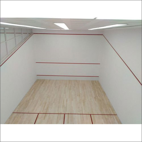 Squash Court Wall Plaster