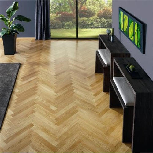 Anti-Slip Brown Wood Parquet  Flooring