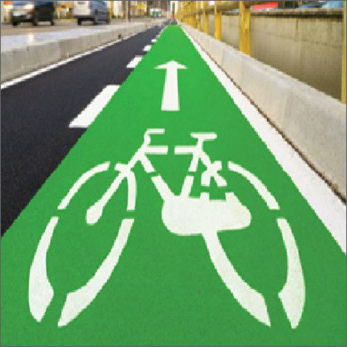 Synthetic Cycle Tracks Flooring