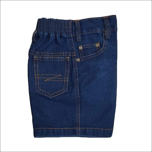 Blue Denim School Shorts