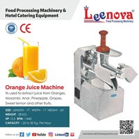Orange Juice Machine - Stainless Steel & Food-grade Abs Plastic, 80x55x35 Cm | Cold Press, 120 Cups/hour Output, Easy To Clean, Automatic Operation