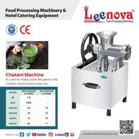 Kitchen Chatni Machine - Material: Stainless Steel