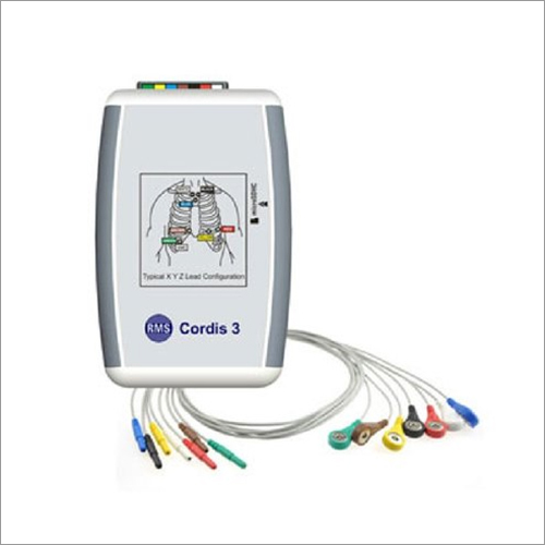 White 12 Channel Holter Ecg System
