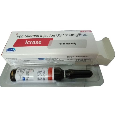 100 mg Iron Sucrose USP Injection