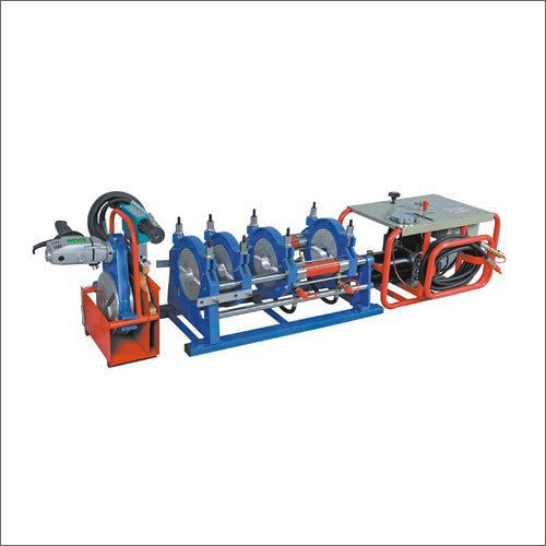 Red And Blue Hdpe Hydraulic Pipe Welding Machine