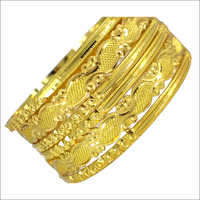 Ethnic Gold Plated Bangles