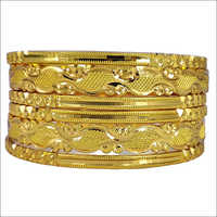 Ladies Fancy Gold Plated Bangles