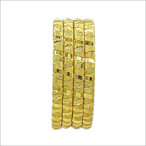 2920-GW-03 Gold Plated CNC Bangles
