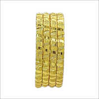 2920-GW-03 Gold Plated CNC Bangles