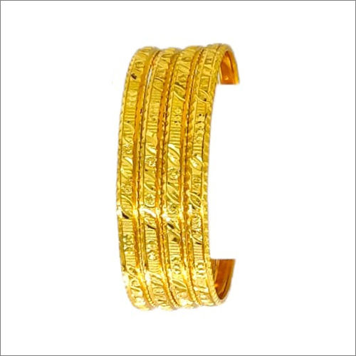 Fashion 6690-Gw-02 Gold Plated Cnc Bangles