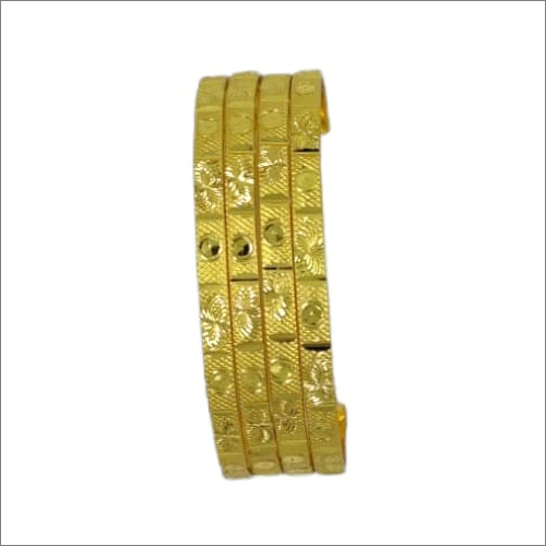 SVG4545-03 Gold Plated CNC Bangles