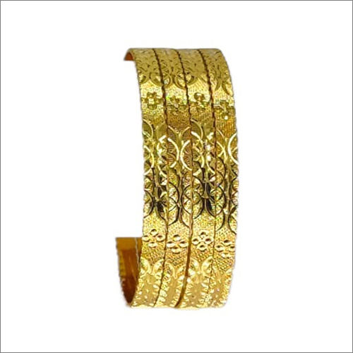 Fashion Gold Plated Artificial Designer Bangles Set