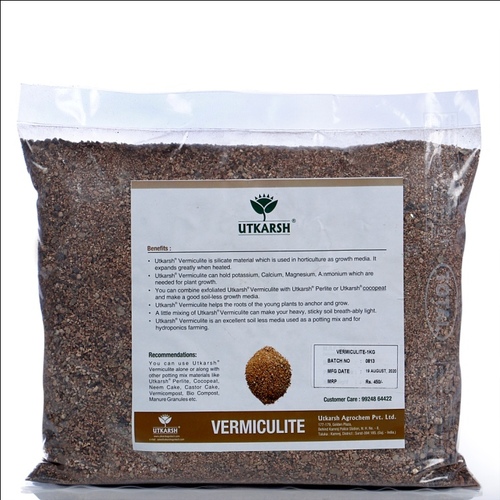 Utkarsh Vermiculite (for Gardening and Hydrophonics) Media and Fertilizers For Hydroponics