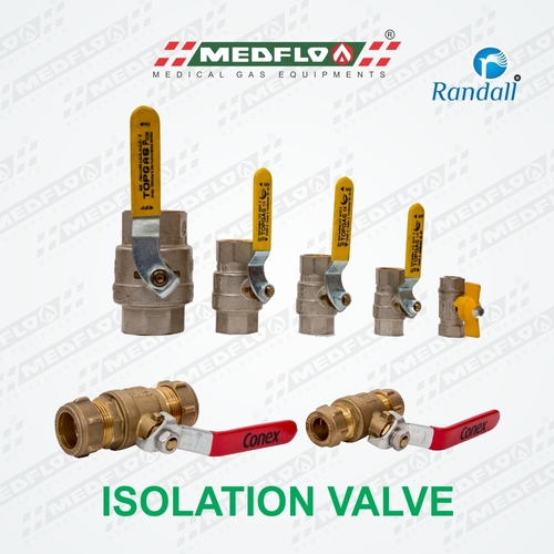 Brass Isolation Valve By RANDALL MEDICAL TECHNOLOGIES PRIVATE LIMITED