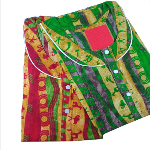 Multicolor Ladies Cotton Nighty