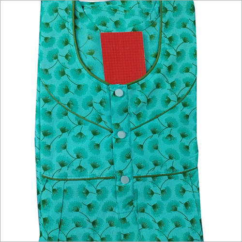Ladies Leaf Print Nighty