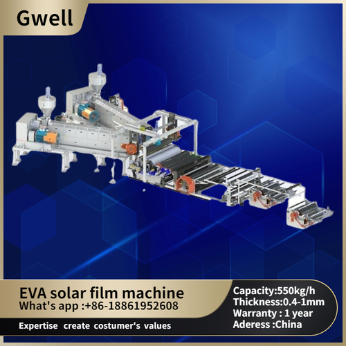 EVA photovotaic hot melt adhesive casting film Extrusion machine