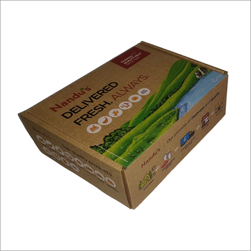 Brown Secondary Food Packaging Box