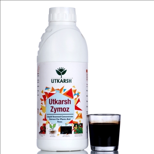 Utkarsh-Zymoz (Liquid Seaweed Concentrate Extract For Plants And Trees) Pgr Based Natural Fertilizers Application: Agriculture
