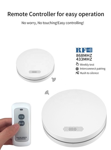 Hot sale kitchen smoke detector standalone asenware smoke and heat detector with batteries