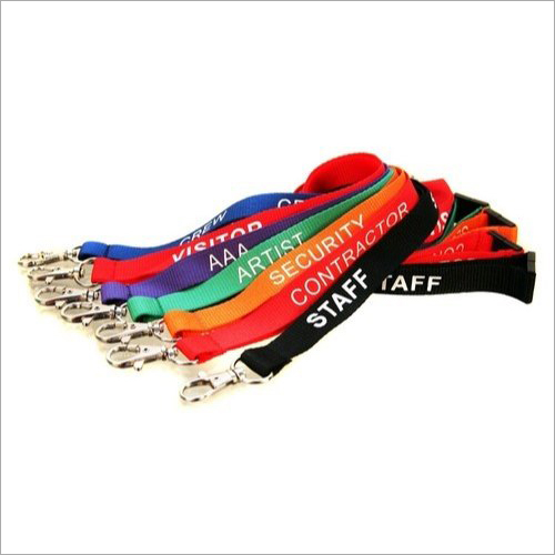 Multicolor ID Card Lanyards Printing Service