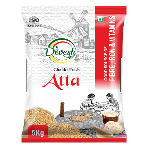 5 KG Atta - Wheat Flour 5 Kilograms Pack Size | Ideal for Baking Cooking and Preparing Traditional Recipes