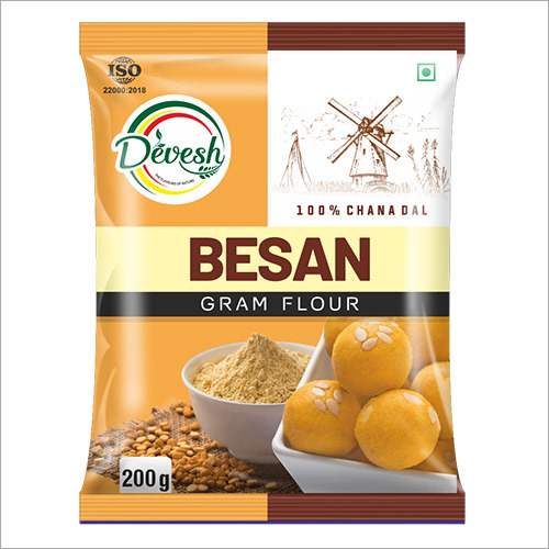 200 GM Besan - Food Grade, 200gm Pack Size | Ideal for Cooking and Baking, Versatile Ingredient for Various Cuisines